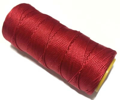 Hilo Macrame 100% Poliester Rojo 1069 (Rollo 50 Gramos)2