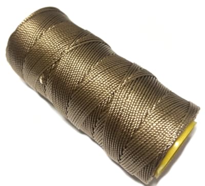 Hilo Macrame 100% Poliester Café A1176 (Rollo 50 Gramos)2