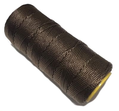 Hilo Macrame 100% Poliester Café Oscuro 1217 (Rollo 50 Gramos)1