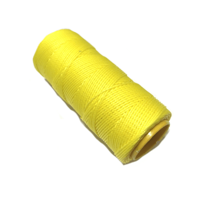 Hilo Macrame 100% Poliester Amarillo A1016 (Rollo 50 Gramos)2