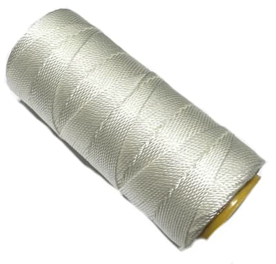 Hilo Macrame 100% Poliester Blanco (Rollo 50 Gramos)