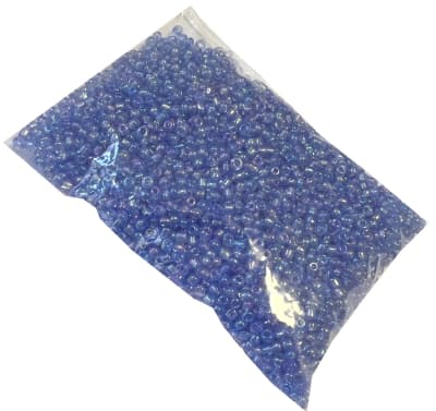 Mini Mostacillón Celeste Tornasol 2mm (50 gramos)