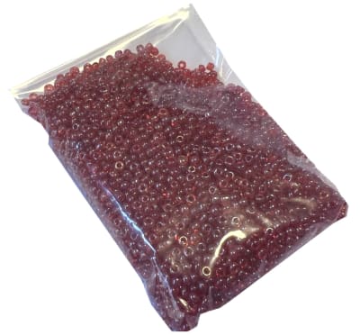 Mini Mostacillón Rojo Tornasol 2mm (50 gramos)