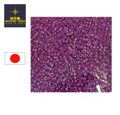 Mostacilla Calibrada Japonesa Delica 11/0 Dark Fucsia (20 gramos)1