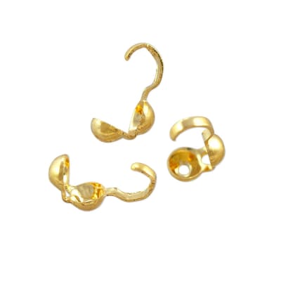 Tapanudo Dorado Clásico 4mm (10 Pares)