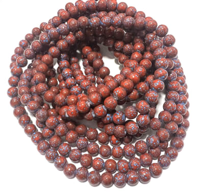 Vidrio Redondo Red Opaco 8mm (Tira)1