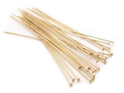 Vástago Baño Oro 18K 50mm (Par)