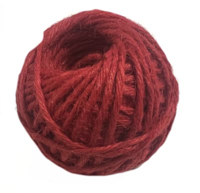 Yute Ovillo Sisal Rojo (Rollo)