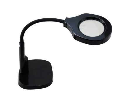 Lupa Escritorio Luz Led Aumentos 5X 10X (Set)