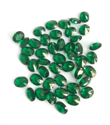 7x5mm Crisopracia Sintética Oval (Un)