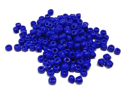 Mini Mostacillón Royal Blue Opaco 3mm (50 gramos)