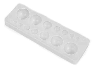 Molde Silicona 16 Bases Coubuchón Resina (Set)