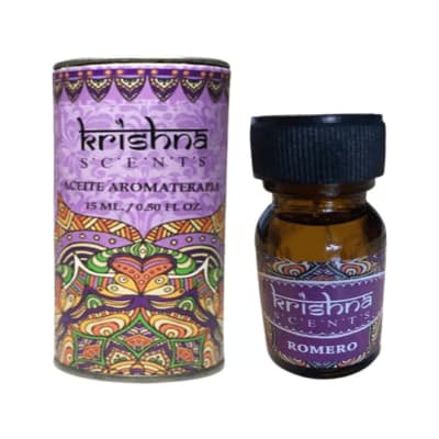Esencias Krishna Aceite Aromaterapia  Romero 15ml (Unidad)