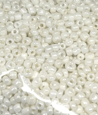 Mini Mostacillón Blanco Nacarado 2mm (50 gramos)