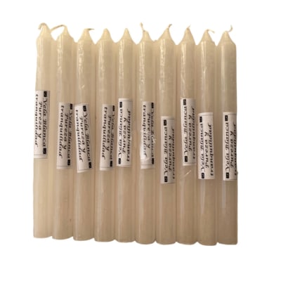 Vela Blanca Pureza y Tranquilidad (Unidad)1