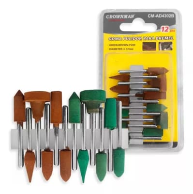 Kit Para Minitorno Piedras Silicona Pulidoras Dremel 12pcs (Set)1