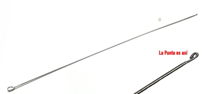 Aguja Extra Larga Elastic Cord 26cms (Unidad)2