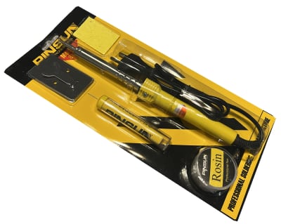 Cautín Eléctrico Lápiz 60W Profesional y Accesorios (Set)