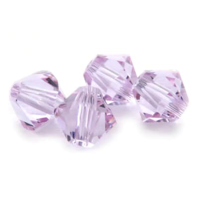 Bicono Punta Swarovski Violeta 6mm (6 Unidades)