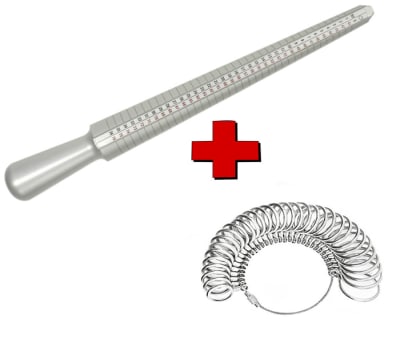 Palo Medida Universal Aluminio + Argollero Metal (Set)