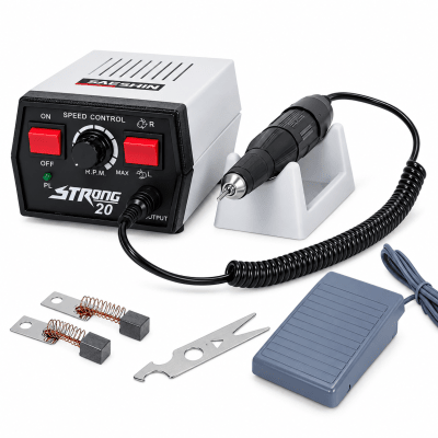 Micromotor -Esmeril-Torno Pedal Strong 20 (Set)1