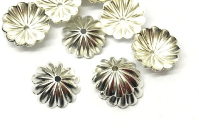 Casquete Plateado 8 a 10mm (10 Pares)1