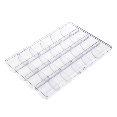 Caja Acrílico 24 Compartimentos (Unidad)1