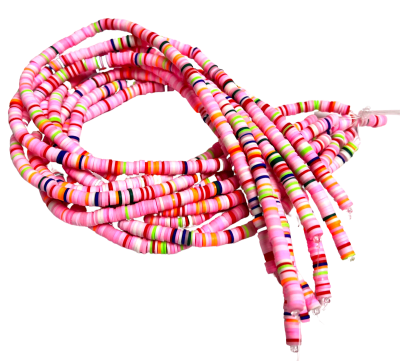 Tira Pucca Rondelle Rosa Mix (Tira)