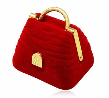 Estuche Anillo Cartera Rojo (Un)