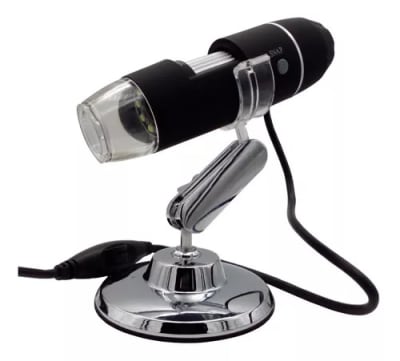 Microscopio Digital USB 1000X 8 Led (Unidad)1