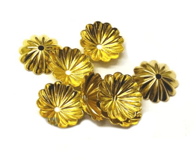 Casquete Dorado Copa 10-12mm (10 Pares)