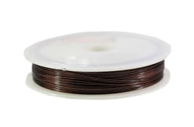 Alambre Recubierto Café Moro (Rollo)
