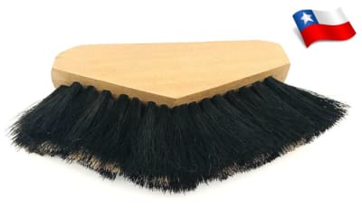 Escobilla Madera Media Luna Pelo (Un)