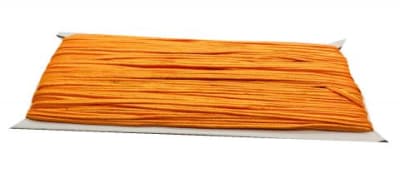 Cordón Soutache Naranjo 3mm (Rollo 30 Metros)