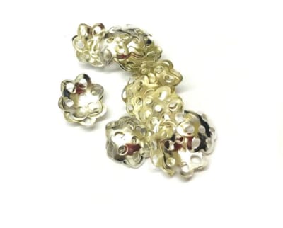 Casquete Plateado Abierto 8 a 10mm (Par)1