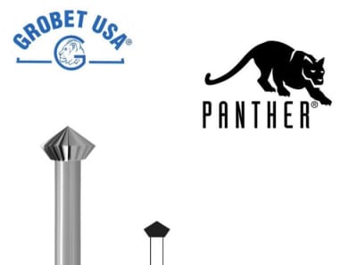 0.9mm Fresa Acero Sombrero-Paragua 90º (Un)1