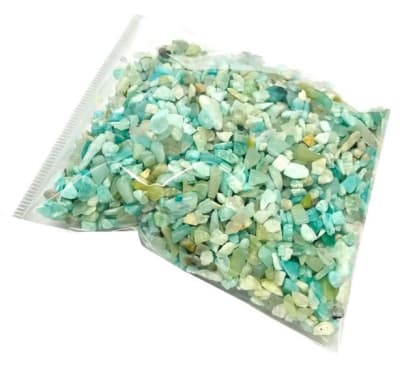 Amazonita Natural Piedra Picada (100 gramos)1