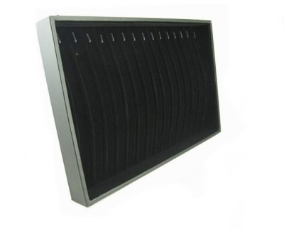 Bandeja Exhibición Terciopelo Negro 20 Púlseras (Unidad)