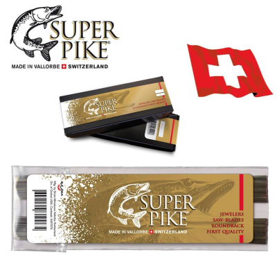 Sierra Joyería Suiza SuperPike 4/0 (12 Unidades)