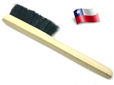 Escobilla Mano Pelo Largo Mango Madera (Unidad)1