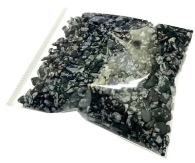 Obsidiana Nieve Natural Piedra Picada (100 Gramos)1