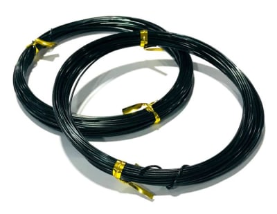 Aluminio Bisutería Negro 1mm (Rollo)