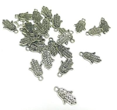 Colgante Mano Fátima Estrella David 15mm (10 Unidades)1