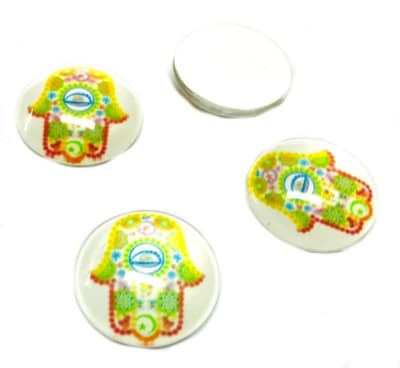 Caubuchón Acrílico Mano Fatima 25mm Nº2 (Unidad)1