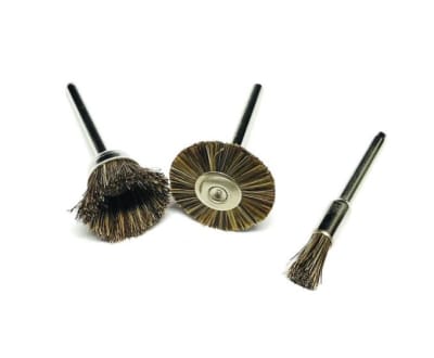 Set 3 Mini Escobillas Pelo Suave Mandril (Set)