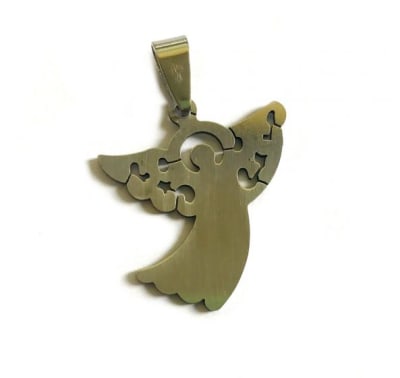 Colgante Acero Quirúrgico Ángel Nº76 (Un)1