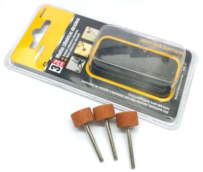 Set 3 Piedras Abrasivas + Mandriles (Set)