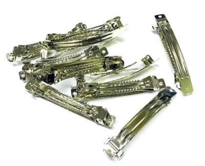 Base Metal Pinche Traba 8 cms (Unidad)