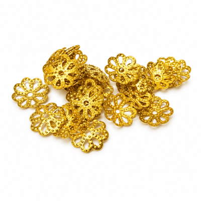 Casquete Dorado 6 a 8mm (10 Pares)1