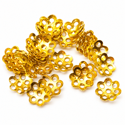 Casquete Dorado 4 a 6mm (10 Pares)1